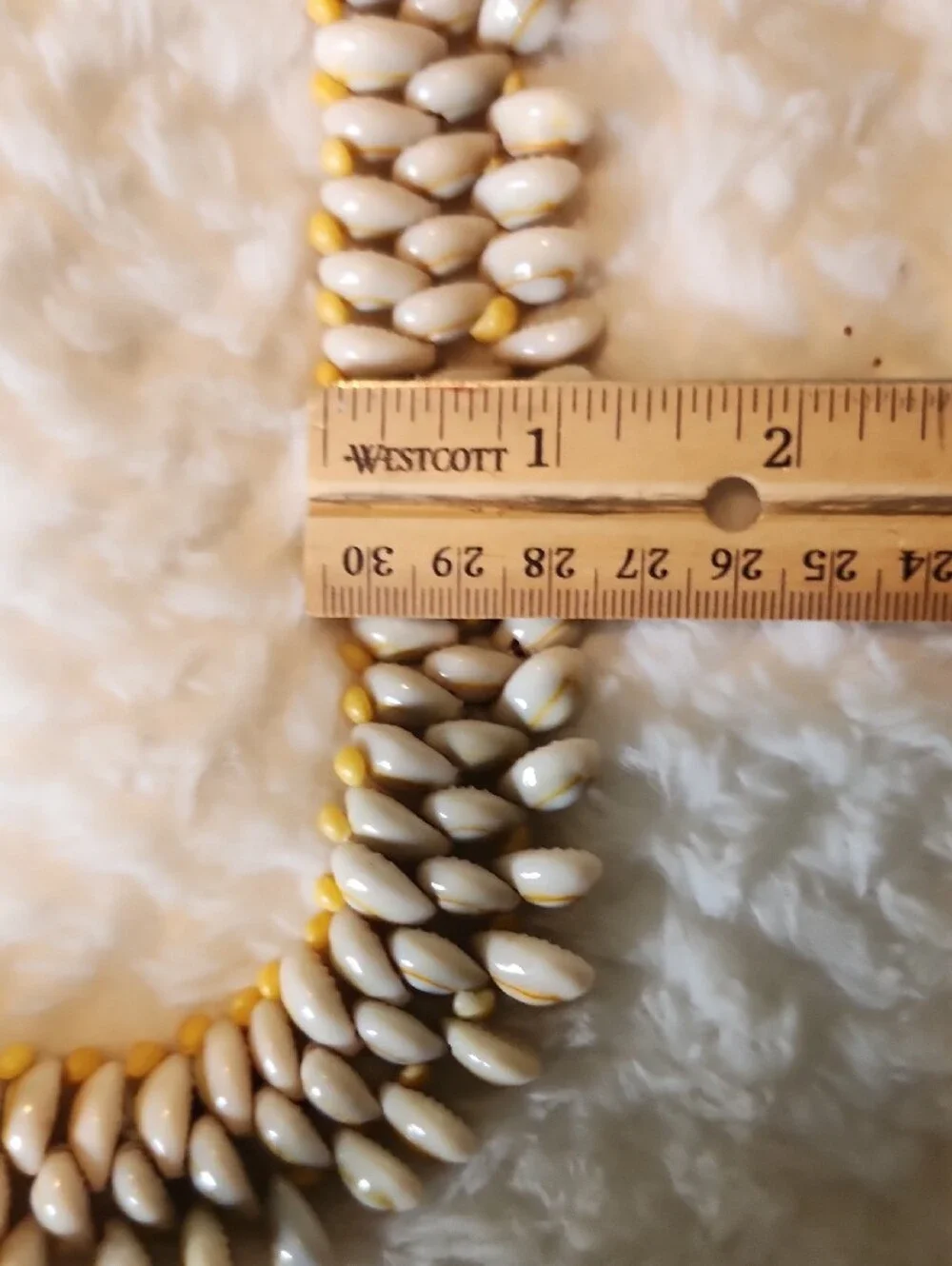 Vintage Cowrie Shell Lei Necklace Boho Vibe